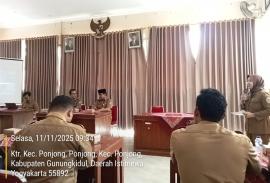 Evaluasi dan Monitoring Medsos dan Website Kalurahan